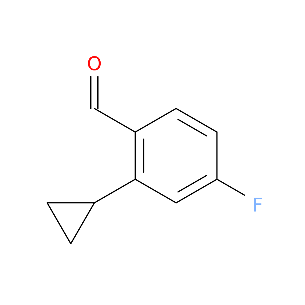 2-Cyclopropyl-4-fluorobenzaldehyde
