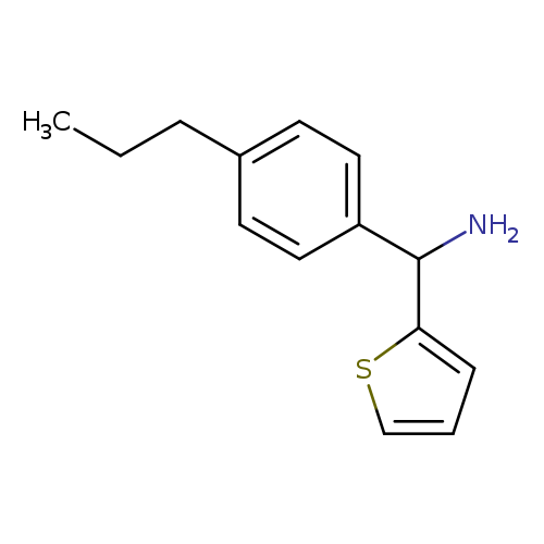 (4-propylphenyl)(thiophen-2-yl)methanamine