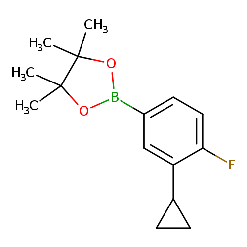 4-FLUORO-3-CYCLOPROPYLPHENYLBORONIC ACID PINACOL ESTER