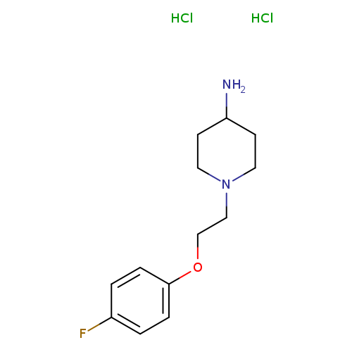 1-[2-(4-fluorophenoxy)ethyl]piperidin-4-amine dihydrochloride