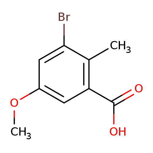 3-Bromo-5-methoxy-2-methylbenzoic acid