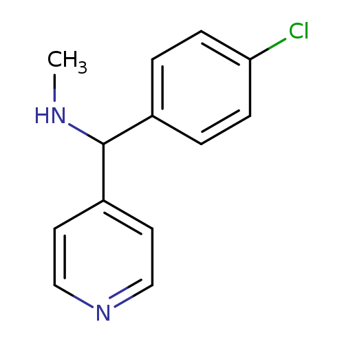 [(4-Chlorophenyl)(pyridin-4-yl)methyl](methyl)amine