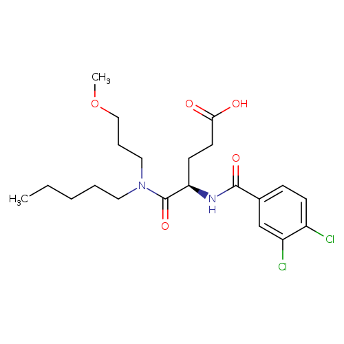 Pentanoic acid, 4-[(3,4-dichlorobenzoyl)amino]-5-[(3-methoxypropyl)pentylamino]-5-oxo-, (4R)-