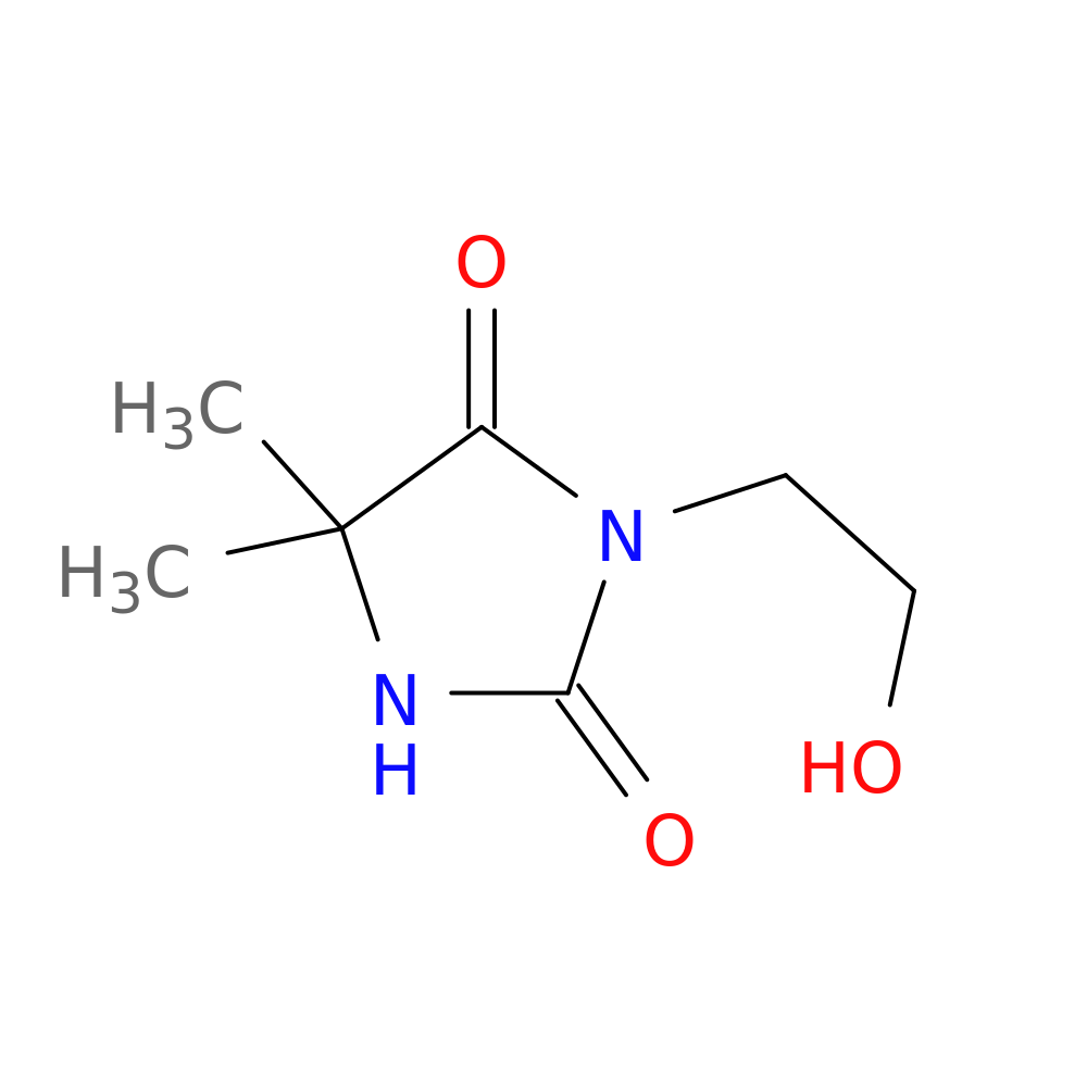 3-(2-hydroxyethyl)-5,5-dimethylimidazolidine-2,4-dione