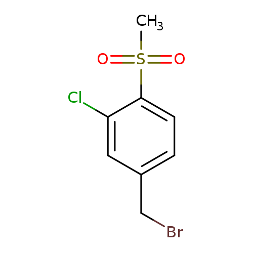 4-(bromomethyl)-2-chloro-1-methanesulfonylbenzene