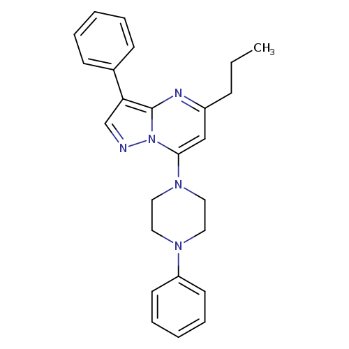 1-phenyl-4-{3-phenyl-5-propylpyrazolo[1,5-a]pyrimidin-7-yl}piperazine