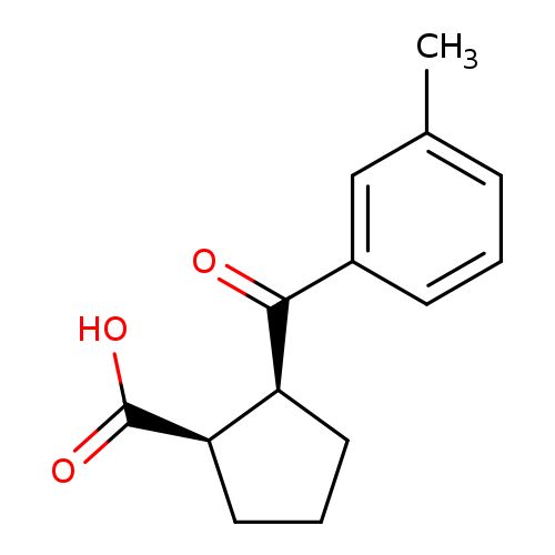 cis-2-(3-Methylbenzoyl)cyclopentane-1-carboxylic acid