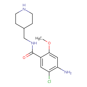 4-Amino-N-((4-piperidinyl)methyl)-5-chloro-2-methoxybenzamide