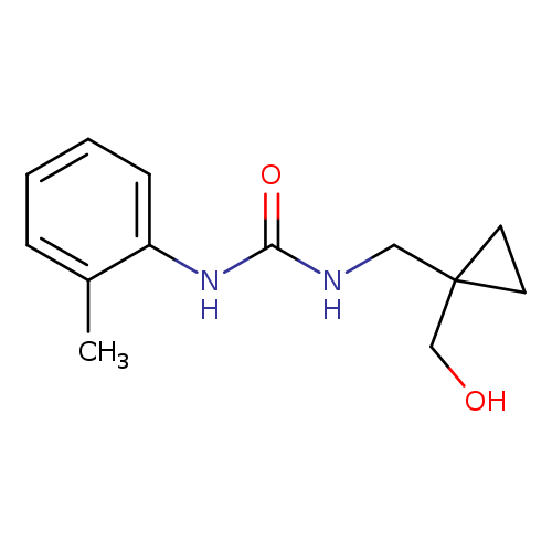 3-{[1-(hydroxymethyl)cyclopropyl]methyl}-1-(2-methylphenyl)urea