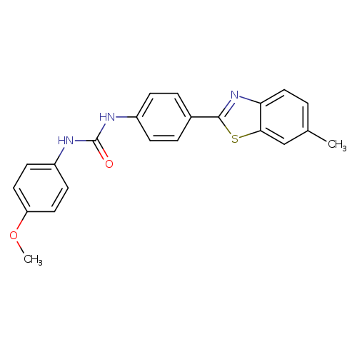 1-(4-methoxyphenyl)-3-[4-(6-methyl-1,3-benzothiazol-2-yl)phenyl]urea