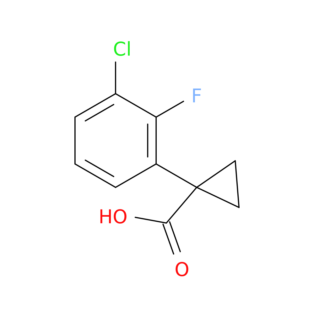 1-(3-chloro-2-fluorophenyl)cyclopropane-1-carboxylic acid