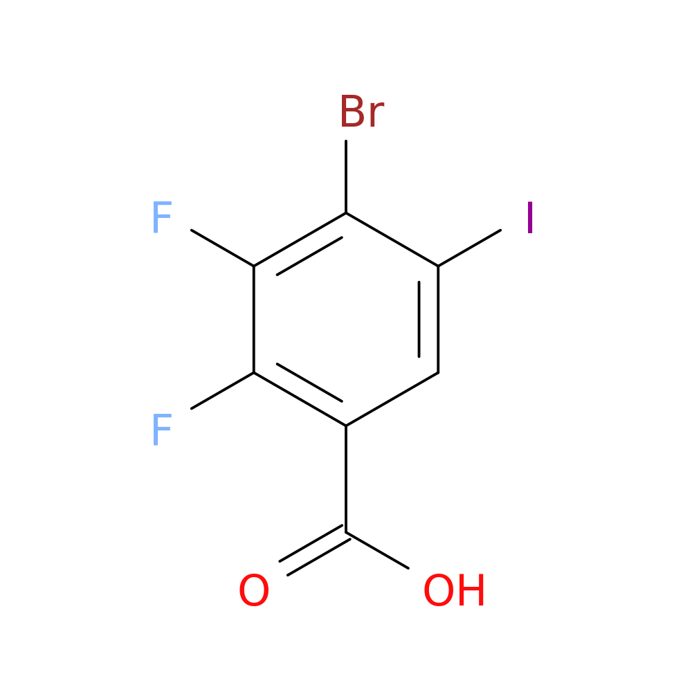 4-bromo-2,3-difluoro-5-iodobenzoic acid