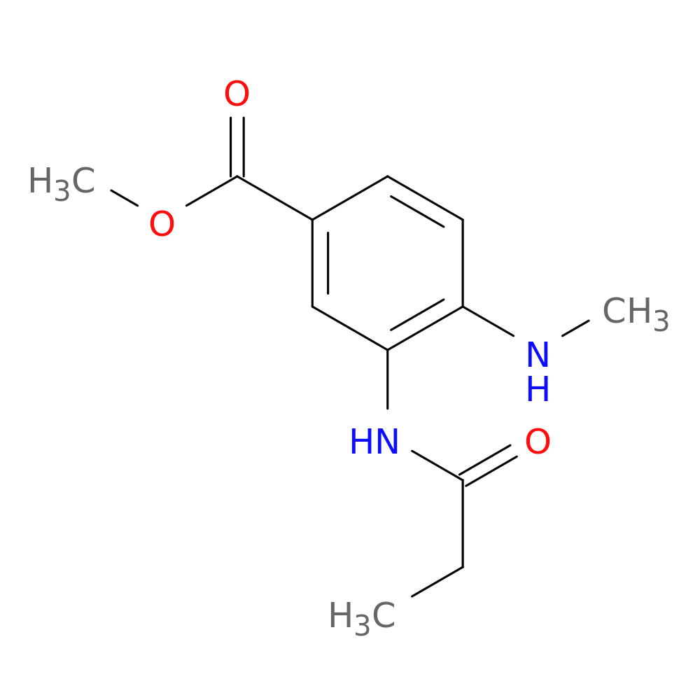 Methyl 4-(methylamino)-3-propionamidobenzoate