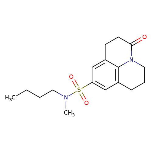 N-butyl-N-methyl-2-oxo-1-azatricyclo[7.3.1.0^{5,13}]trideca-5,7,9(13)-triene-7-sulfonamide
