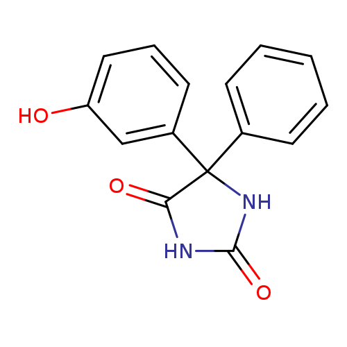 4-(m-hydroxyphenyl)-4-phenylperhydroimidazole-2,5-dione