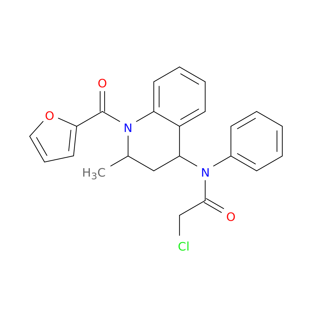 2-Chloro-n-[1-(2-furoyl)-2-methyl-1,2,3,4-tetrahydroquinolin-4-yl]-n-phenylacetamide