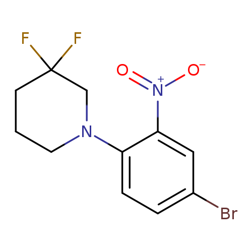 1-(4-Bromo-2-nitrophenyl)-3,3-difluoropiperidine