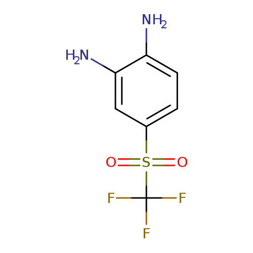 2-Amino-4-[(trifluoromethyl)sulfonyl]phenylamine