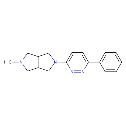 Pyrrolo[3,4-c]pyrrole, octahydro-2-Methyl-5-(6-phenyl-3-pyridazinyl)-