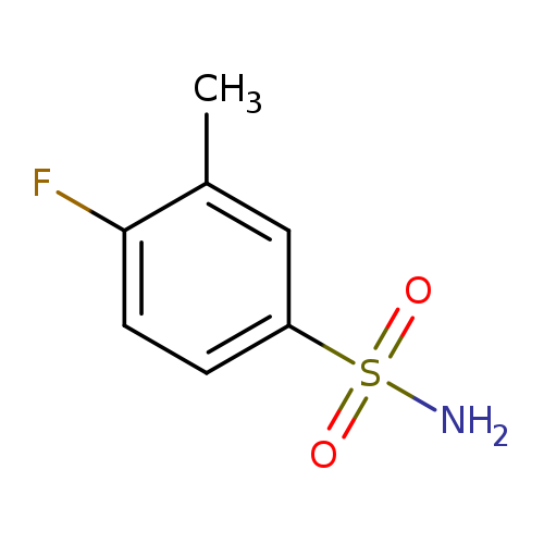 Benzenesulfonamide, 4-fluoro-3-methyl- (9CI)