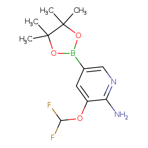 3-(Difluoromethoxy)-5-(4,4,5,5-tetramethyl-1,3,2-dioxaborolan-2-yl)pyridin-2-amine