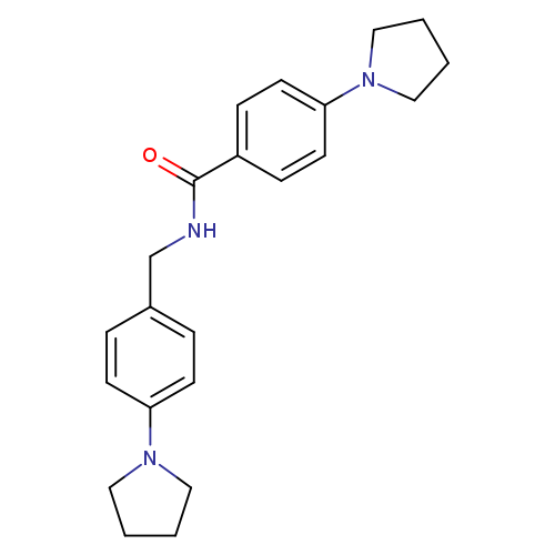 N-(4-Pyrrolidinobenzyl) 4-pyrrolidinobenzamide