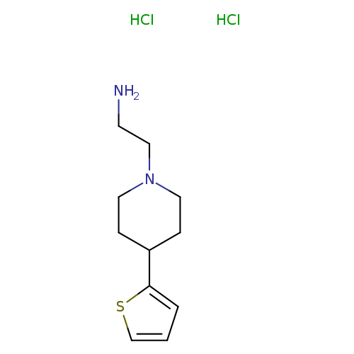 2-[4-(thiophen-2-yl)piperidin-1-yl]ethan-1-aminedihydrochloride