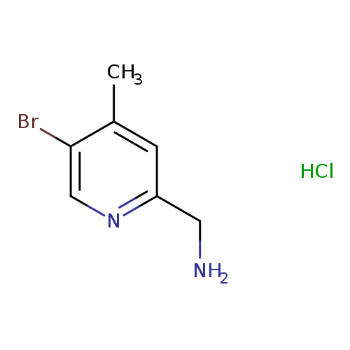 2-Pyridinemethanamine, 5-bromo-4-methyl-, hydrochloride (1:1)