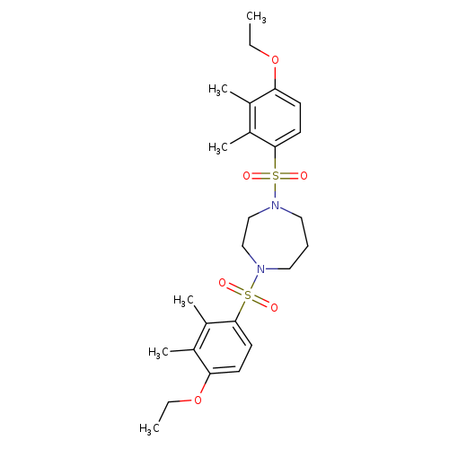 1,4-bis(4-ethoxy-2,3-dimethylbenzenesulfonyl)-1,4-diazepane