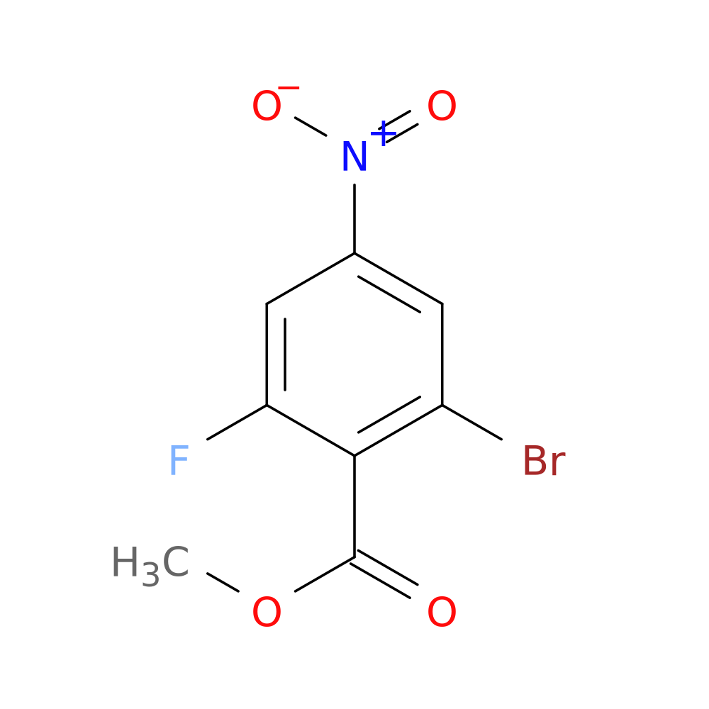 methyl 2-bromo-6-fluoro-4-nitrobenzoate