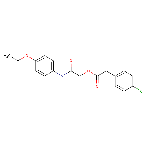 [(4-ethoxyphenyl)carbamoyl]methyl 2-(4-chlorophenyl)acetate