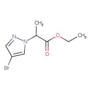 Ethyl 2-(4-bromo-1h-pyrazol-1-yl)propanoate