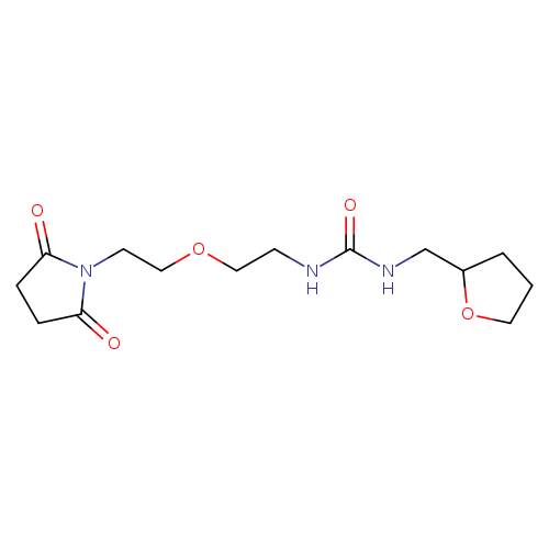 3-{2-[2-(2,5-dioxopyrrolidin-1-yl)ethoxy]ethyl}-1-[(oxolan-2-yl)methyl]urea