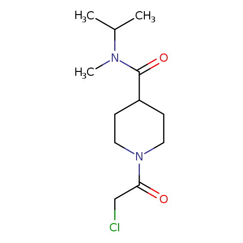 1-(2-chloroacetyl)-N-methyl-N-(propan-2-yl)piperidine-4-carboxamide