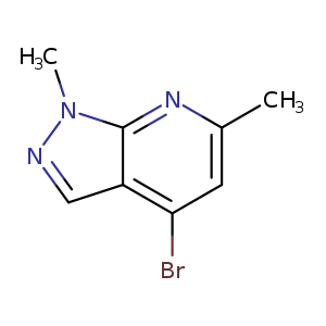 1H-Pyrazolo[3,4-b]pyridine, 4-bromo-1,6-dimethyl-