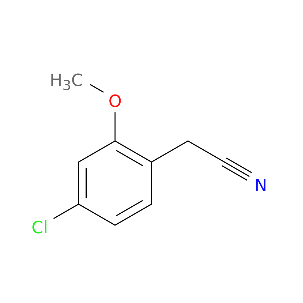 2-(4-Chloro-2-methoxyphenyl)acetonitrile