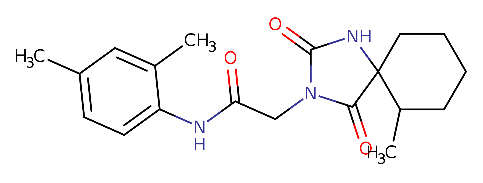 N-(2,4-dimethylphenyl)-2-{6-methyl-2,4-dioxo-1,3-diazaspiro[4.5]decan-3-yl}acetamide