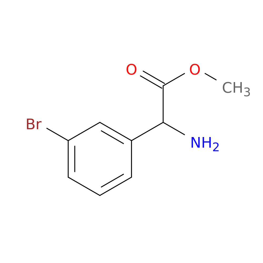 Methyl 2-amino-2-(3-bromophenyl)acetate