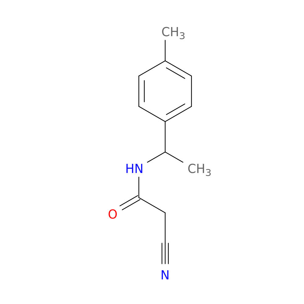 2-Cyano-n-[1-(4-methylphenyl)ethyl]acetamide