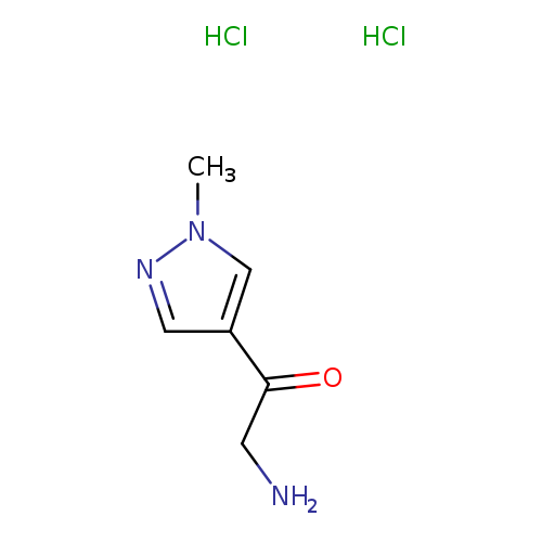 2-amino-1-(1-methyl-1H-pyrazol-4-yl)ethan-1-one dihydrochloride