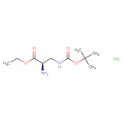 (R)-Ethyl 2-amino-3-(boc-amino)propanoate HCl