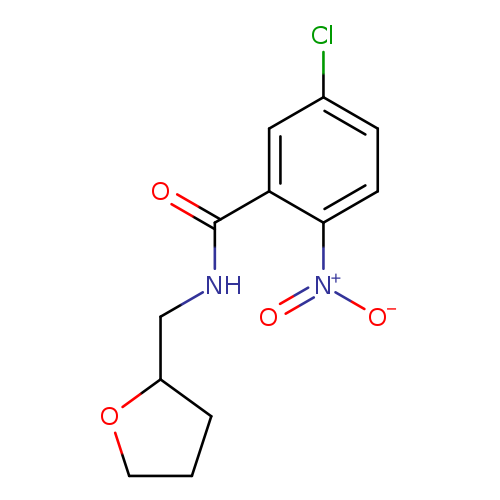 5-chloro-2-nitro-N-[(oxolan-2-yl)methyl]benzamide