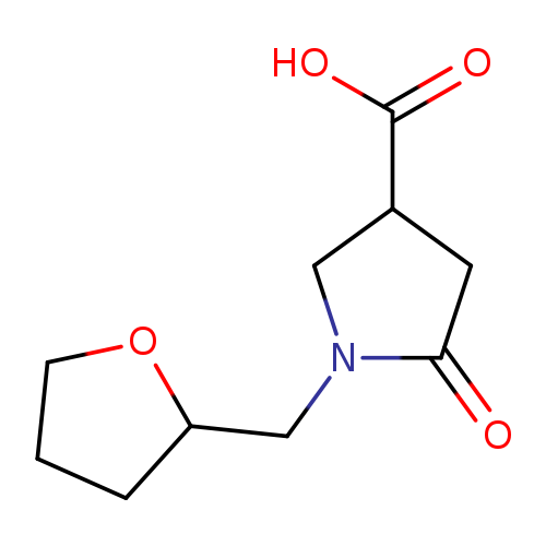 5-Oxo-1-(oxolan-2-ylmethyl)pyrrolidine-3-carboxylic acid