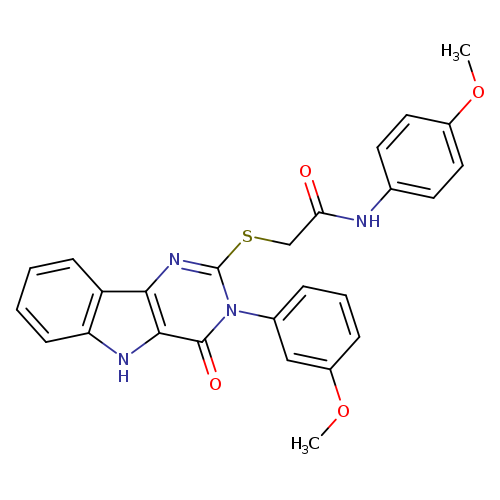 N-(4-methoxyphenyl)-2-{[3-(3-methoxyphenyl)-4-oxo-3H,4H,5H-pyrimido[5,4-b]indol-2-yl]sulfanyl}acetamide