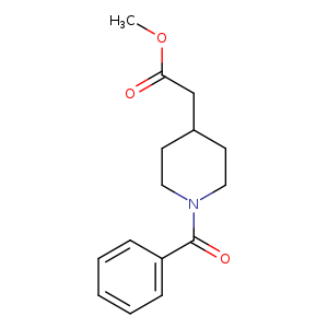 Methyl (1-benzoylpiperidin-4-yl)acetate
