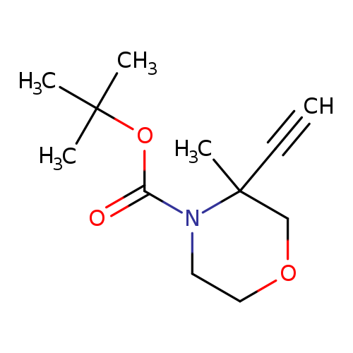 tert-butyl3-ethynyl-3-methylmorpholine-4-carboxylate