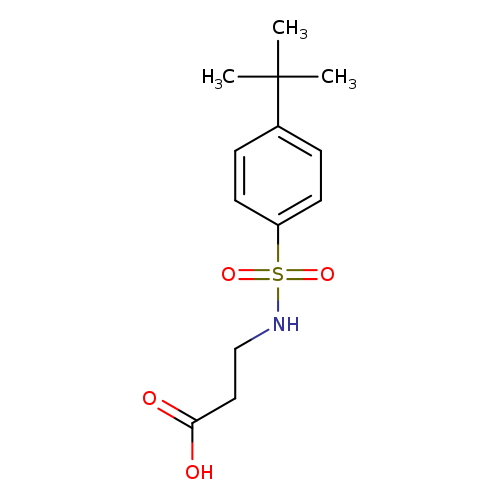 3-(4-tert-butylbenzenesulfonamido)propanoic acid