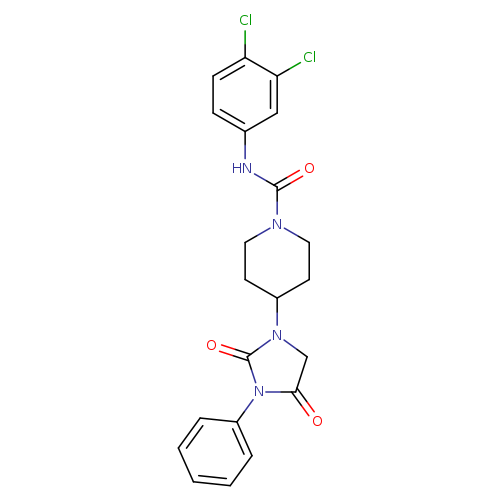 N-(3,4-dichlorophenyl)-4-(2,4-dioxo-3-phenylimidazolidin-1-yl)piperidine-1-carboxamide