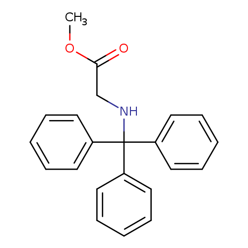 Glycine, N-(triphenylmethyl)-, methyl ester