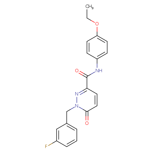 N-(4-ethoxyphenyl)-1-[(3-fluorophenyl)methyl]-6-oxo-1,6-dihydropyridazine-3-carboxamide